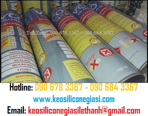 Keo xịt bọt nở Pu Foam Keo xịt bọt nở Pu Foam