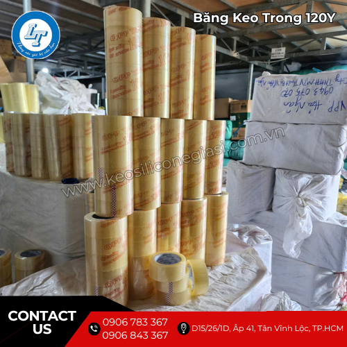 băng keo trong 120Y giá sỉ kho dùng mỗi ngày 5 băng keo trong 120Y giá sỉ kho dùng mỗi ngày 5