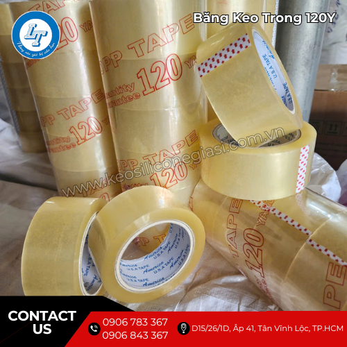 băng keo trong 120Y giá sỉ kho dùng mỗi ngày 3 băng keo trong 120Y giá sỉ kho dùng mỗi ngày 3