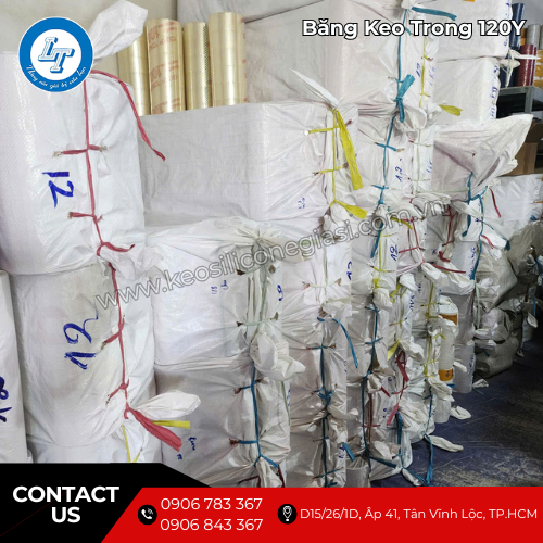băng keo trong 120Y giá sỉ kho dùng mỗi ngày băng keo trong 120Y giá sỉ kho dùng mỗi ngày