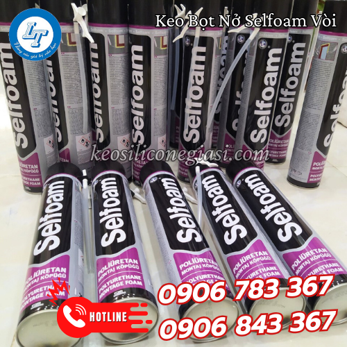 Keo Selfoam bọt trương nở dùng vòi 2 Keo Selfoam bọt trương nở dùng vòi 2