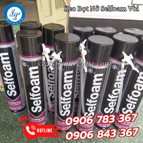 Keo Selfoam bọt trương nở dùng vòi 1 Keo Selfoam bọt trương nở dùng vòi 1