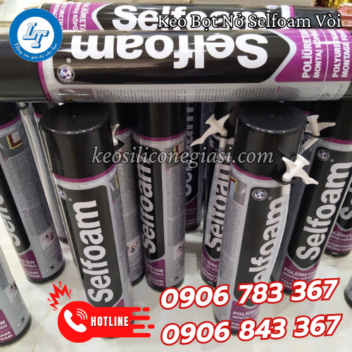 Keo Selfoam bọt trương nở dùng vòi 3 Keo Selfoam bọt trương nở dùng vòi 3
