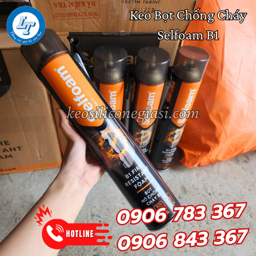 Keo Bọt Nở Chống Cháy Selfoam B1 4 Keo Bọt Nở Chống Cháy Selfoam B1 4