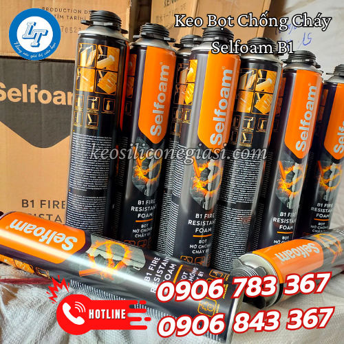 Keo Bọt Nở Chống Cháy Selfoam B1 2 Keo Bọt Nở Chống Cháy Selfoam B1 2
