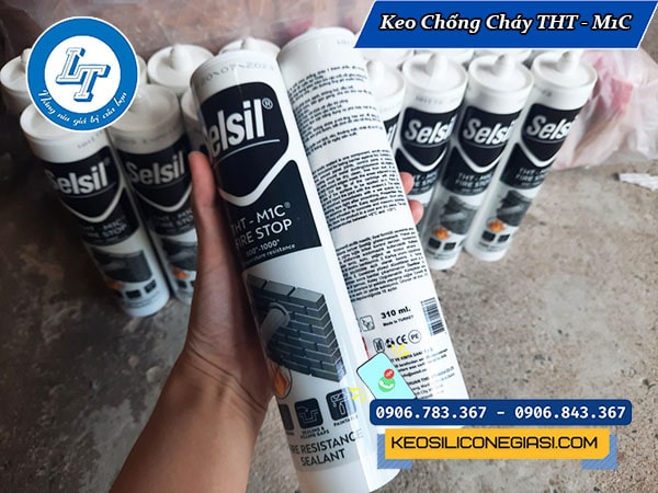 keo chống cháy selsil THT - M1C trám ống khói chịu nhiệt keo chống cháy selsil THT - M1C trám ống khói chịu nhiệt