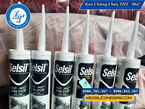 keo chống cháy selsil THT - M1C trám ống khói chịu nhiệt keo chống cháy selsil THT - M1C trám ống khói chịu nhiệt
