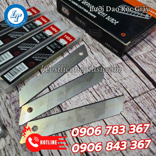 kho sỉ lưỡi dao rọc giấy 18mm hộp 10 lưỡi giá rẻ tốt 1 kho sỉ lưỡi dao rọc giấy 18mm hộp 10 lưỡi giá rẻ tốt 1