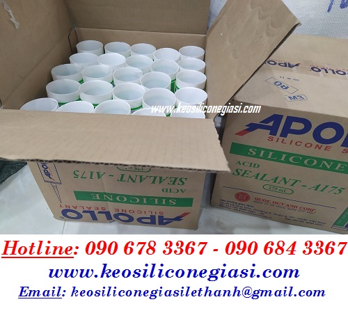 1 thùng keo Apollo siliconeA175 trắng sữa có giá thành bao nhiêu 1 thùng keo Apollo siliconeA175 trắng sữa có giá thành bao nhiêu