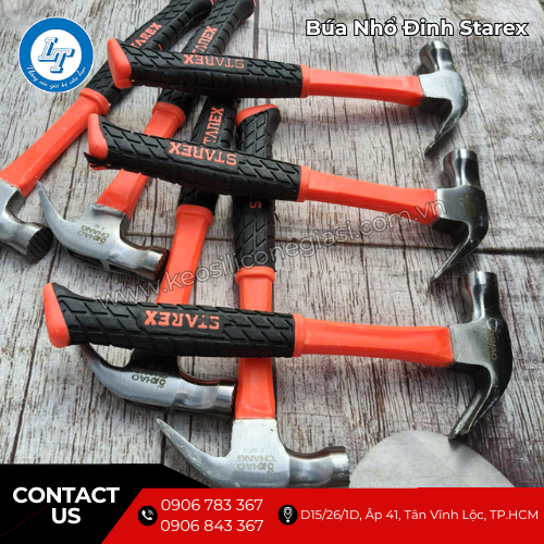 búa nhổ đinh Starex thép cứng cán chắc 1 búa nhổ đinh Starex thép cứng cán chắc 1