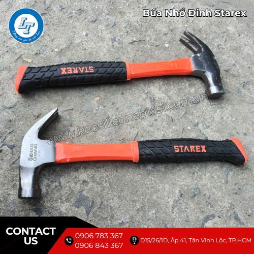 búa nhổ đinh Starex thép cứng cán chắc 3 búa nhổ đinh Starex thép cứng cán chắc 3