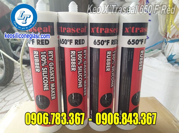 đại lý cung cấp keo Red RTV Silicone 650F chất lượng - giá tốt keo xtraseal 650f red