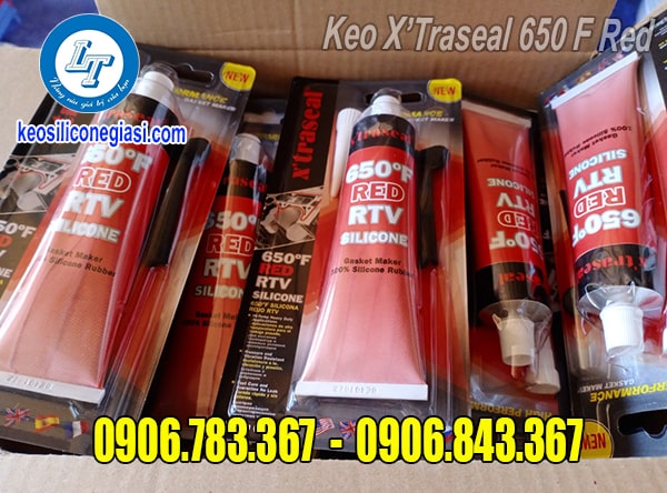 đại lý cung cấp keo Red RTV Silicone 650F chất lượng - giá tốt keo xtraseal 650f red