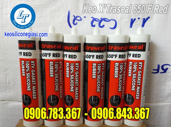 đại lý cung cấp keo Red RTV Silicone 650F chất lượng - giá tốt keo xtraseal 650f red