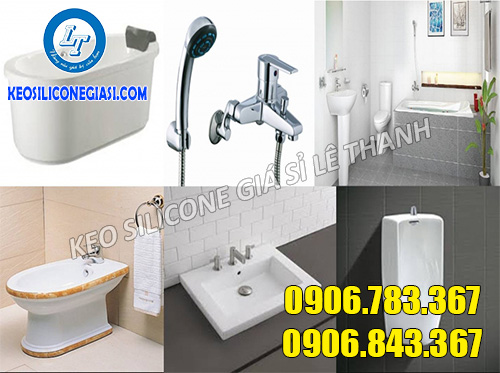 Keo selsil tseal 9000 gắn các thiết bị vệ sinh