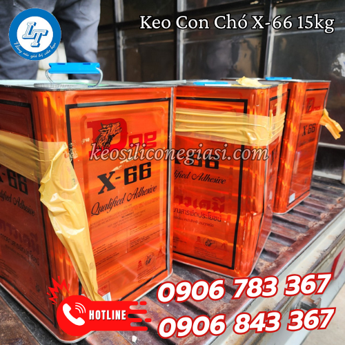 Keo dán Con Chó X-66 15kg 1 Keo dán Con Chó X-66 15kg 1