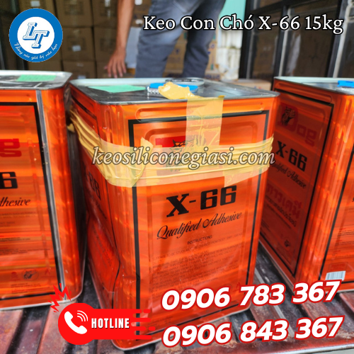 Keo dán Con Chó X-66 15kg 2 Keo dán Con Chó X-66 15kg 2