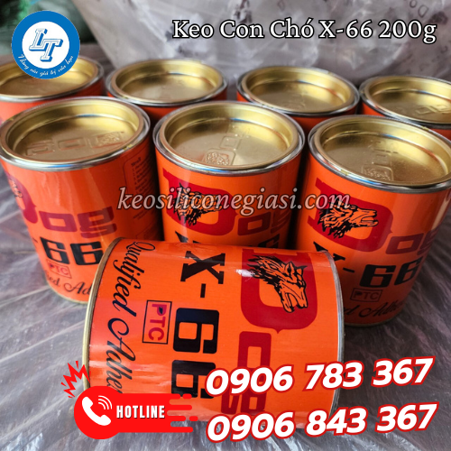 Keo con chó X-66 PTC – loại lon nhỏ 200g 3 Keo con chó X-66 PTC – loại lon nhỏ 200g 3