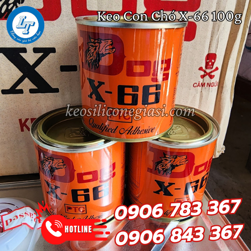 Keo dán con chó X-66 – loại lon nhỏ 100g 3 Keo dán con chó X-66 – loại lon nhỏ 100g 3