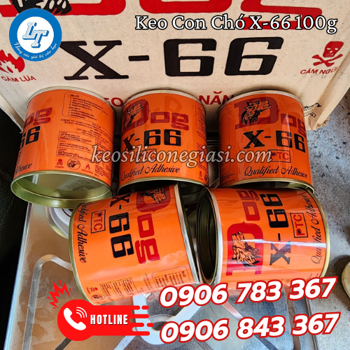 Keo dán con chó X-66 – loại lon nhỏ 100g 1 Keo dán con chó X-66 – loại lon nhỏ 100g 1