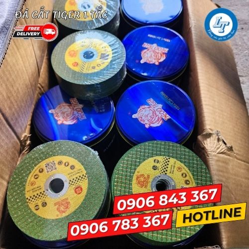 đá Theoid Tiger 1 tấc cắt sắt, thép, inox giá tốt hộp 100 viên 4 đá Theoid Tiger 1 tấc cắt sắt, thép, inox giá tốt hộp 100 viên 4