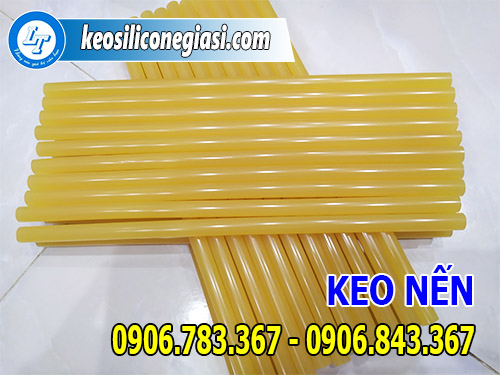 Keo nến màu vàng đậm