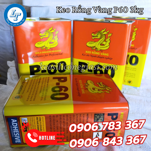 Keo Rồng Vàng P-60 (3.3 Lít / 3kg) 2 Keo Rồng Vàng P-60 (3.3 Lít / 3kg) 2