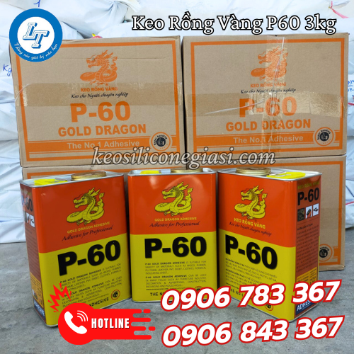 Keo Rồng Vàng P-60 (3.3 Lít / 3kg) 1 Keo Rồng Vàng P-60 (3.3 Lít / 3kg) 1