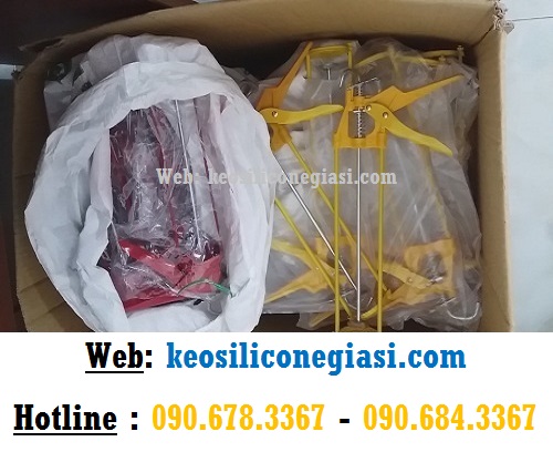 Súng bắn keo silicone chai  Súng bắn keo silicone chai