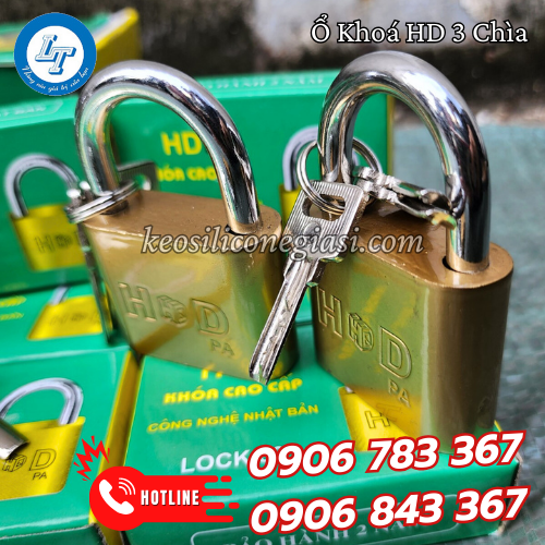 ổ khóa HD kèm 3 chìa 2 ổ khóa HD kèm 3 chìa 2