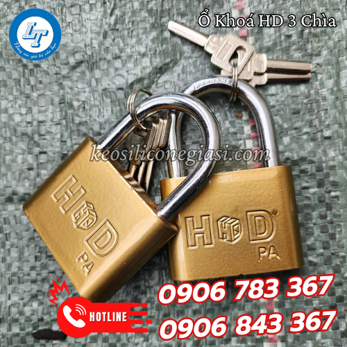 ổ khóa HD kèm 3 chìa 5 ổ khóa HD kèm 3 chìa 5
