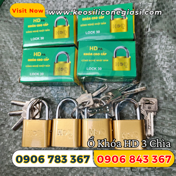ổ khóa HD kèm 3 chìa ổ khóa HD kèm 3 chìa