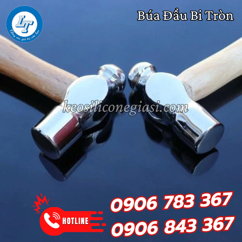 Búa đầu bi cán gỗ 2 Búa đầu bi cán gỗ 2