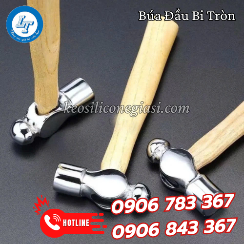 Búa đầu bi cán gỗ 1 Búa đầu bi cán gỗ 1