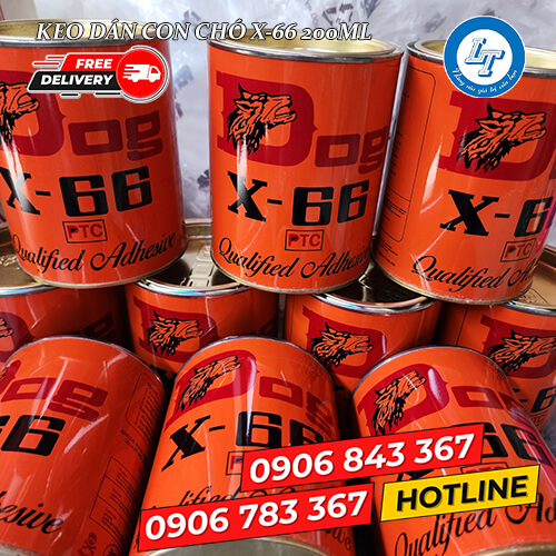 công ty bán giá rẻ keo dán con chó X66 lon 200ml 4 công ty bán giá rẻ keo dán con chó X66 lon 200ml 4