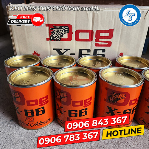 công ty bán giá rẻ keo dán con chó X66 lon 200ml 5 công ty bán giá rẻ keo dán con chó X66 lon 200ml 5