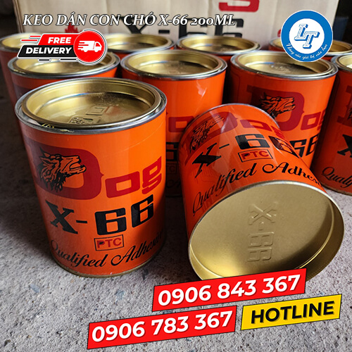 công ty bán giá rẻ keo dán con chó X66 lon 200ml 3 công ty bán giá rẻ keo dán con chó X66 lon 200ml 3