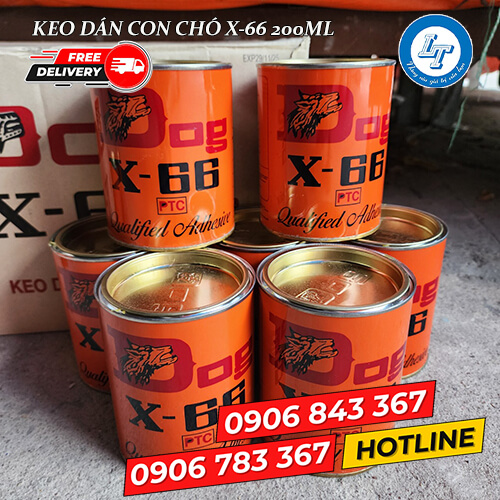 công ty bán giá rẻ keo dán con chó X66 lon 200ml 6 công ty bán giá rẻ keo dán con chó X66 lon 200ml 6