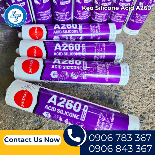 keo silicone acid A260 giá sỉ giá rẻ cho đại lý, công trình 1 keo silicone acid A260 giá sỉ giá rẻ cho đại lý, công trình 1