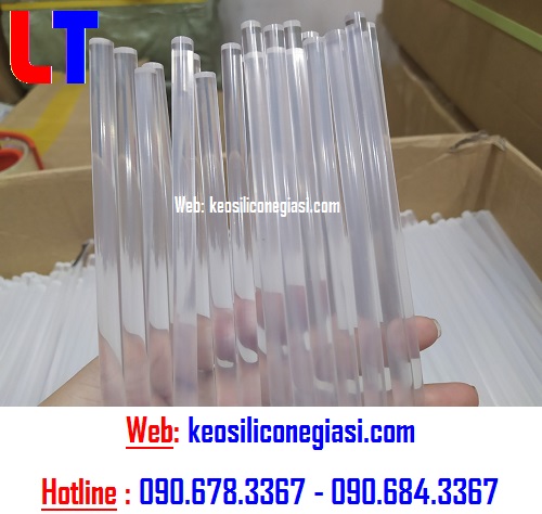 keo silicone cây màu trắng trong