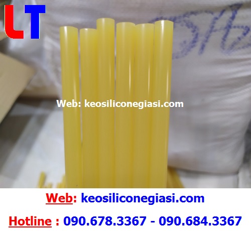 keo nến cây màu vàng đậm ( keo slicone cây )