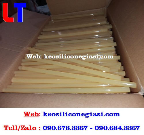 keo silicone cây màu vàng nhạt số lượng nhiều