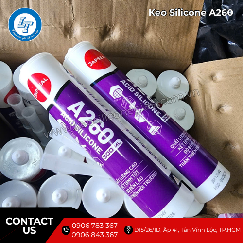 keo silicone A260 giá rẻ dán kính siêu kín 4 keo silicone A260 giá rẻ dán kính siêu kín 4