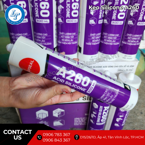 keo silicone A260 giá rẻ dán kính siêu kín 5 keo silicone A260 giá rẻ dán kính siêu kín 5