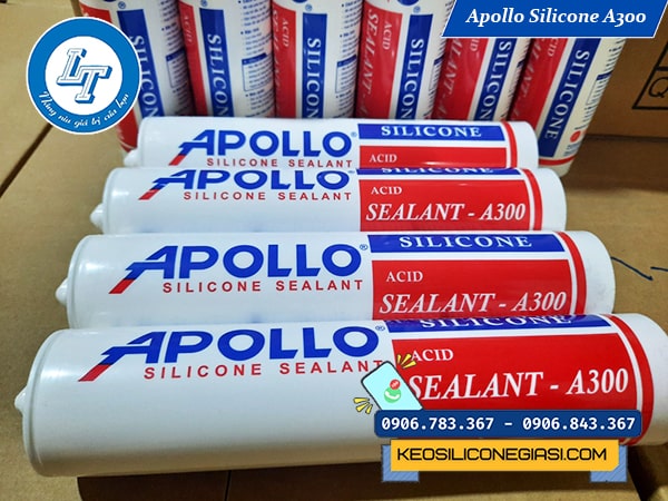 keo silicone A300 trắng trong trám khung kính, cửa sổ đóng chai keo silicone A300 trắng trong trám khung kính, cửa sổ đóng chai
