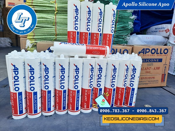 keo silicone A300 trắng trong trám khung kính, cửa sổ đóng chai keo silicone A300 trắng trong trám khung kính, cửa sổ đóng chai