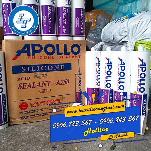 Báo giá sỉ keo silicone Apollo A250 Báo giá sỉ keo silicone Apollo A250