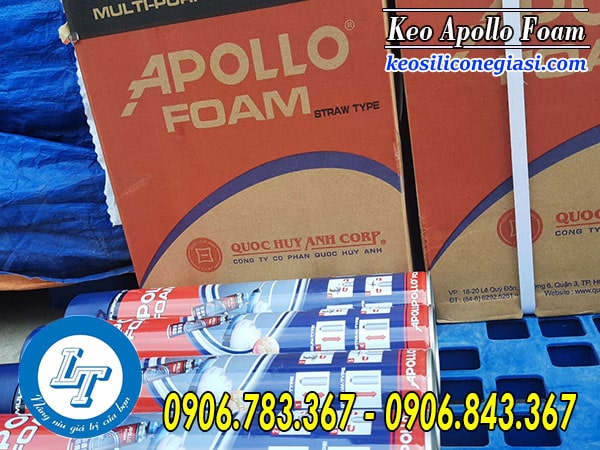 giá keo bọt trương nở Apollo Foam từ 1 thùng trở lên keo bọt trương nở apollo foam