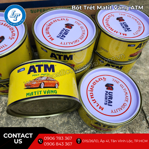 bột trét matit vàng ATM giá rẻ trét mịn, tiết kiệm 1 bột trét matit vàng ATM giá rẻ trét mịn, tiết kiệm 1