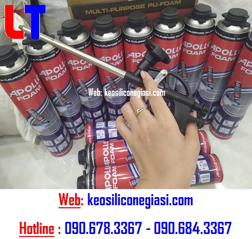 keo apollo foam dùng súng